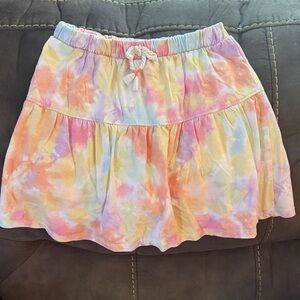 Size 8 - Tie-Dye Pastel Tiered Skort